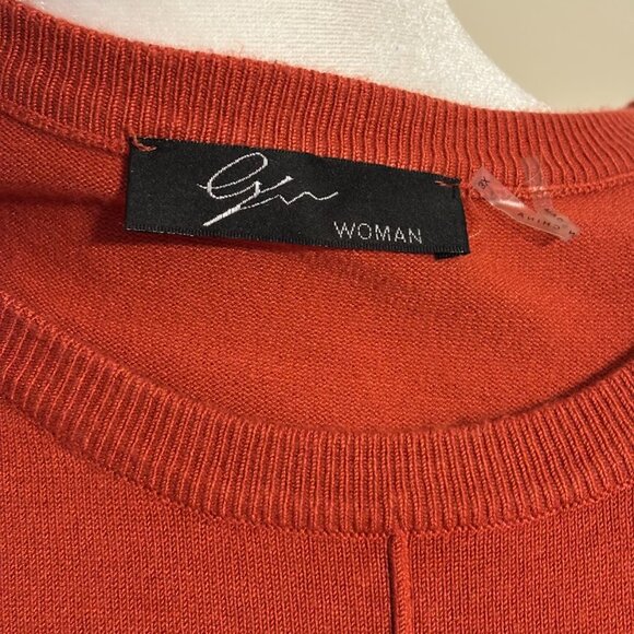 Beautiful Terracotta Color Top (Rayon/Nylon) with Long Sleeves - 3x - Picture 11 of 11